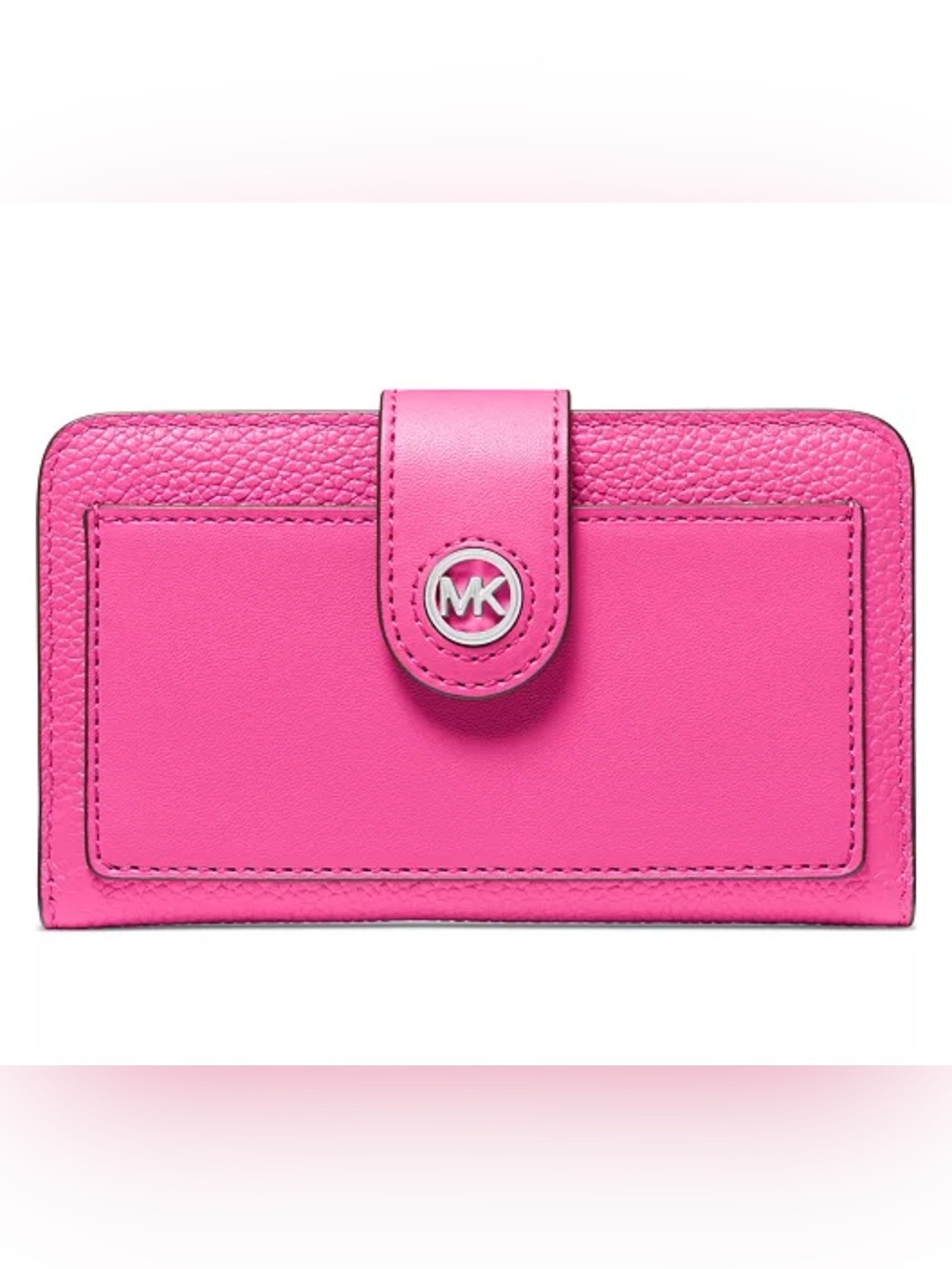 Michael Kors MK Charm Tab Pocket Bifold Wallet new - Picture 1 of 4